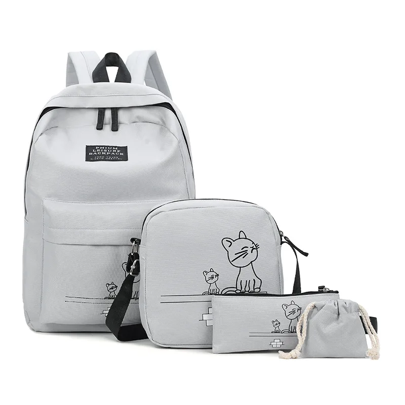 4Pcs/Set Backpacks School bags for Students Backpack Women bag Casual Rucksack Daypack Nylon Fashion Student Laptop sac mochila
4Pcs/Set Backpacks School bags for Students Backpack Women bag Casual Rucksack Daypack Nylon Fashion Student Laptop sac mochila