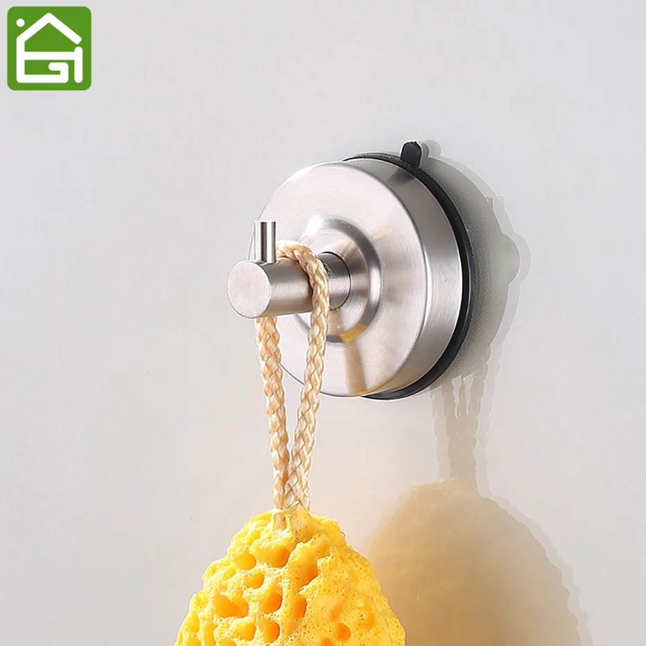 SUS 304 Stainless Steel Vacuum Suction Cup Hooks Removable Bathroom Shower Heavy Duty Towel Rack Kitchen Hanger
SUS 304 Stainless Steel Vacuum Suction Cup Hooks Removable Bathroom Shower Heavy Duty Towel Rack Kitchen Hanger