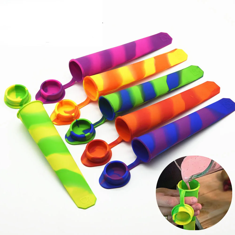 Silicone DIY Ice Pop Maker Tube Tray Popsicle Mold Frozen Ice Cream Yogurt Mould with Lids Children Gift
Silicone DIY Ice Pop Maker Tube Tray Popsicle Mold Frozen Ice Cream Yogurt Mould with Lids Children Gift