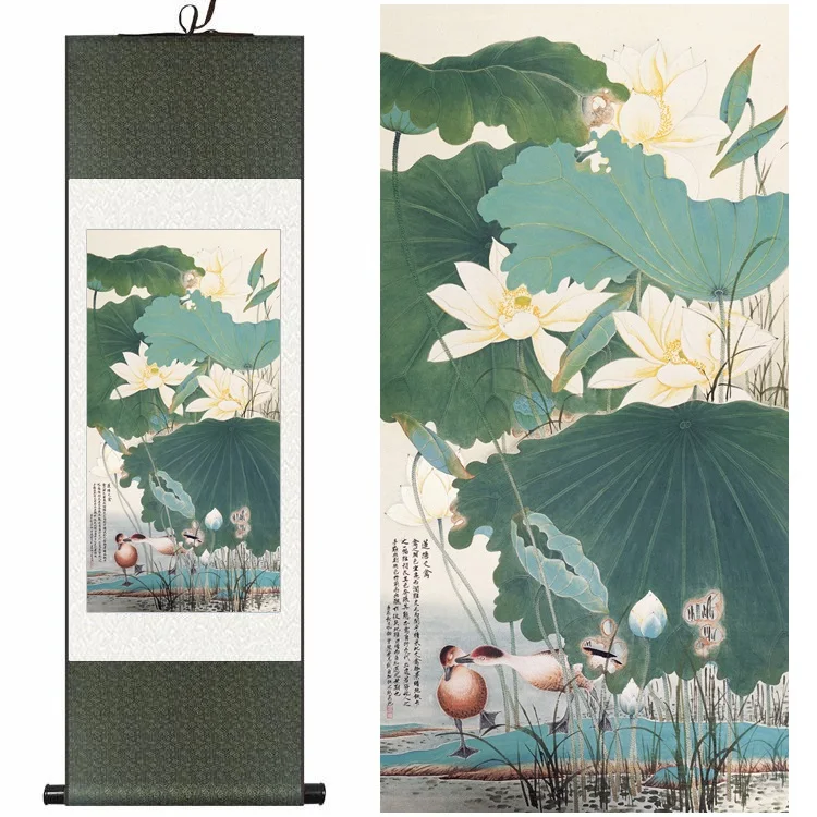 Chinese Silk watercolor flower bird Lotus love mandarin duck ink art canvas wall picture feng shui damask framed scroll painting
Chinese Silk watercolor flower bird Lotus love mandarin duck ink art canvas wall picture feng shui damask framed scroll painting
