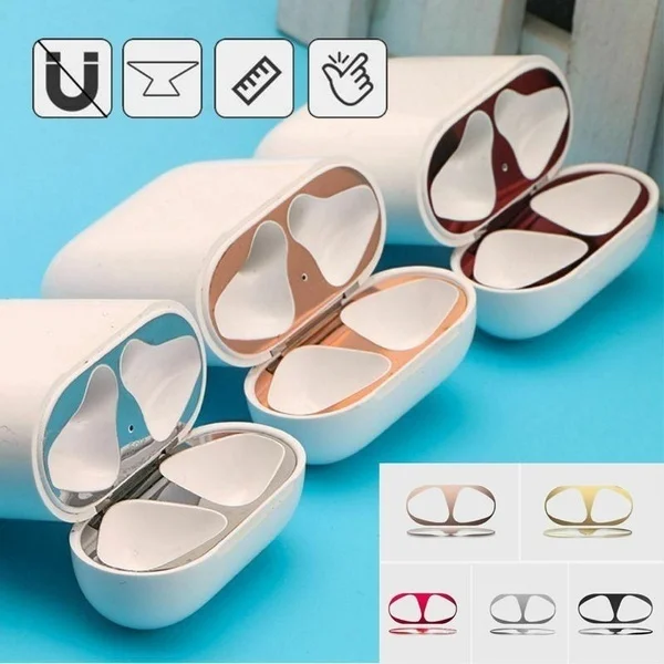 1pair Metal Dust Guard Protection Dust-proof Stickers for Airpods Case Earphone Storage Box Protective Stickers WITHOUT BOX
1pair Metal Dust Guard Protection Dust-proof Stickers for Airpods Case Earphone Storage Box Protective Stickers WITHOUT BOX