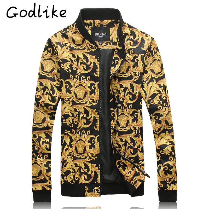GODLIKE Teenage personality slim jacket, new big print jacket, men's fashion casual coat,V-neck style jacket. 
GODLIKE Teenage personality slim jacket, new big print jacket, men's fashion casual coat,V-neck style jacket.