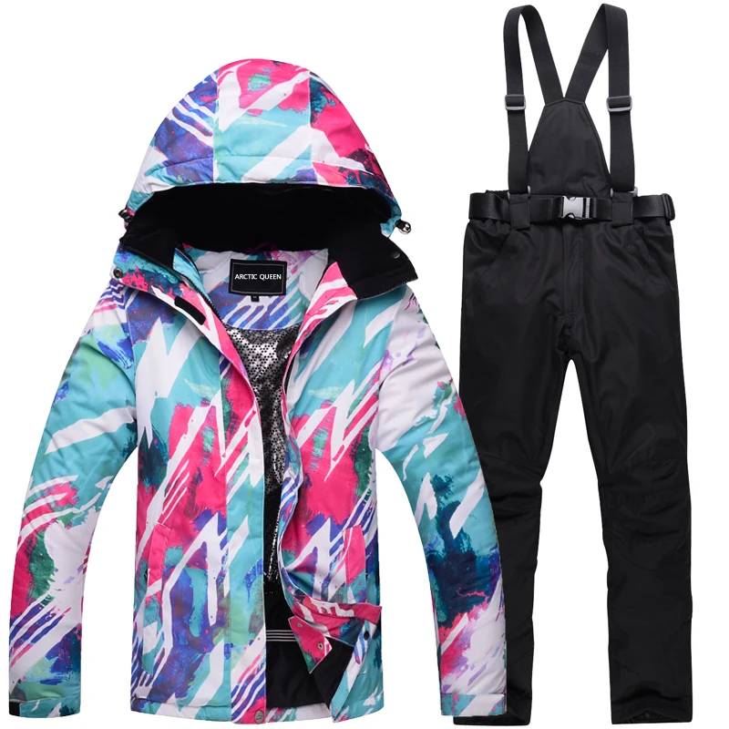 Cheap Women Snow clothing Snowboarding suit sets winter Outdoor Sportswear Waterproof windproof Skiing jackets and belt pants 
Cheap Women Snow clothing Snowboarding suit sets winter Outdoor Sportswear Waterproof windproof Skiing jackets and belt pants