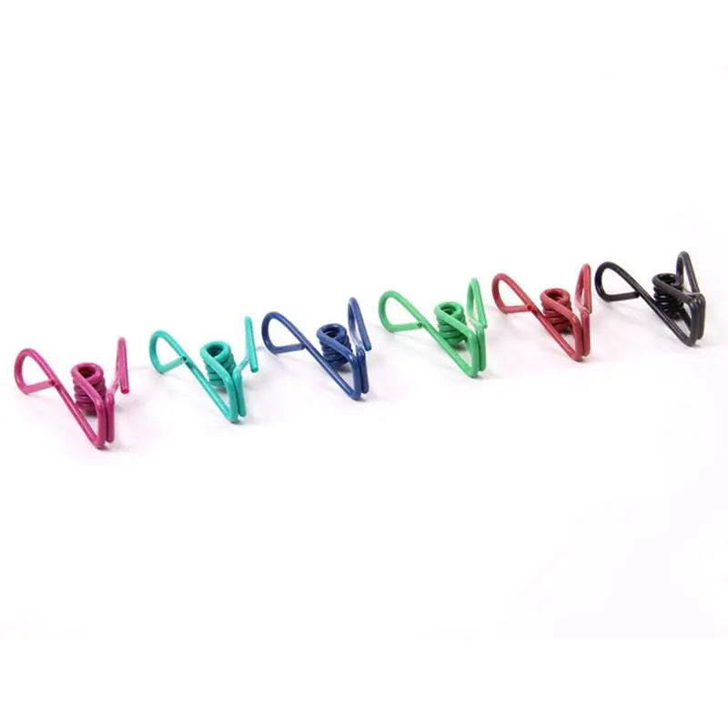 Da WA 12pcs creativo toalla de pinzas para la ropa Clips multiusos tendedero Clothespins Clips de utilidad color al azar