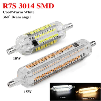 78mm 118mm R7S Led Lamp J78 J118 AC 220V Silicone 3014SMD 10W 15W Spotlight Replace Halogen Floodlight R7S Lamparas No Flicker
78mm 118mm R7S Led Lamp J78 J118 AC 220V Silicone 3014SMD 10W 15W Spotlight Replace Halogen Floodlight R7S Lamparas No Flicker