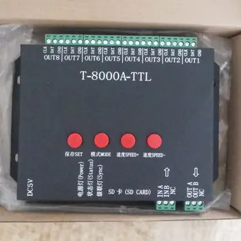 HCSOYES T8000A rgb LED Program Controller For ws2812b/WS2811/WS2813/ TM1804/LPD6803 /DMX512 Strip + Power adapter RGB 8192 Pixel
HCSOYES T8000A rgb LED Program Controller For ws2812b/WS2811/WS2813/ TM1804/LPD6803 /DMX512 Strip + Power adapter RGB 8192 Pixel
