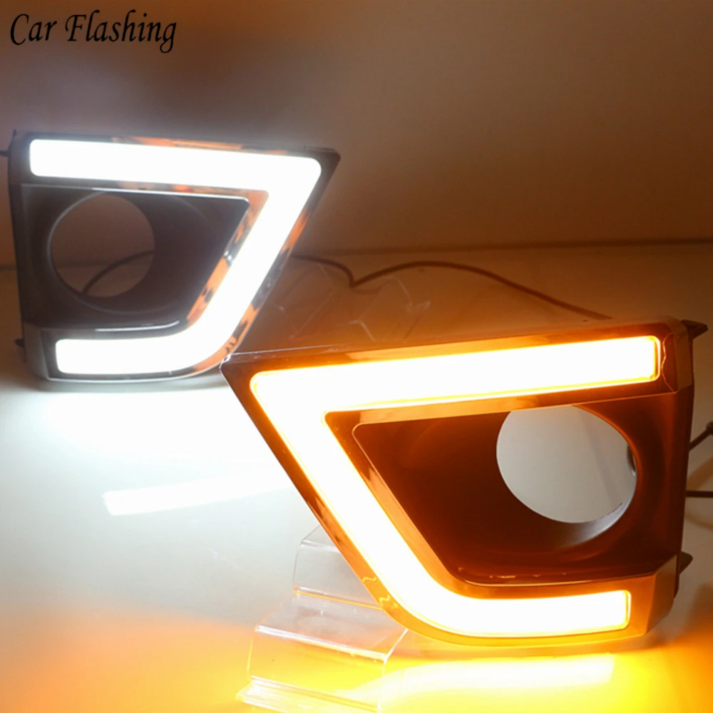 Car Flashing 1 Set 12V ABS LED DRL For TOYOTA Corolla 2014 2015 2016 Daytime Running Light Daylight With Yellow Turn Signal DRL
Car Flashing 1 Set 12V ABS LED DRL For TOYOTA Corolla 2014 2015 2016 Daytime Running Light Daylight With Yellow Turn Signal DRL