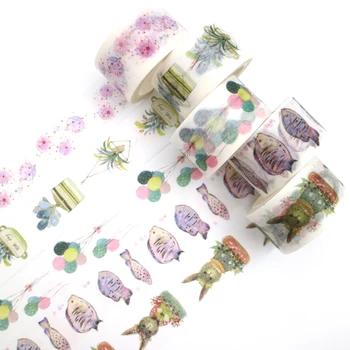1PCS Creativity Marine Fish And Balloons Tape DIY Decoration Scrapbooking Planner Masking Tape Adhesive Tape Kawaii Stationery
1PCS Creativity Marine Fish And Balloons Tape DIY Decoration Scrapbooking Planner Masking Tape Adhesive Tape Kawaii Stationery