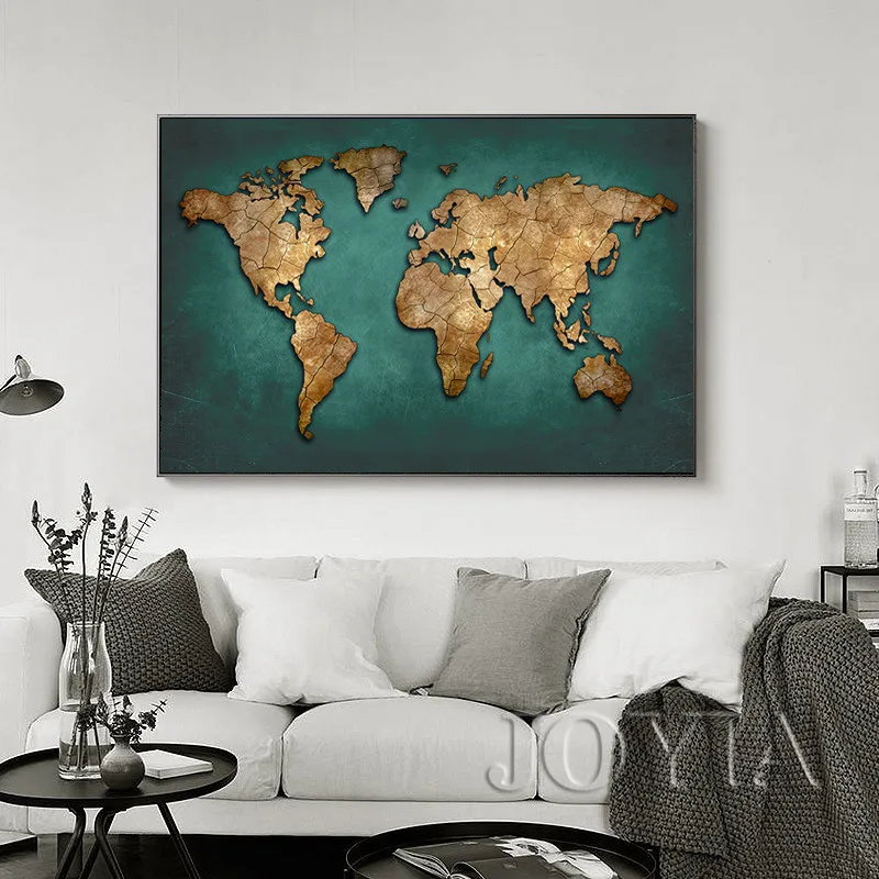 Large World Map Canvas Art Abstract Vintage Dark Green Maps Wall Picture Office Living Meeting Room Home Decor Fabric Painting
Large World Map Canvas Art Abstract Vintage Dark Green Maps Wall Picture Office Living Meeting Room Home Decor Fabric Painting