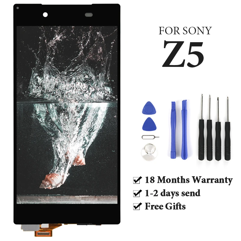 For Sony Xperia Z5 E6603 LCD Touch Screen No Dead Pixel High Quality E6633 E6653 E6683 Display Digitizer Assembly Spare Parts
For Sony Xperia Z5 E6603 LCD Touch Screen No Dead Pixel High Quality E6633 E6653 E6683 Display Digitizer Assembly Spare Parts