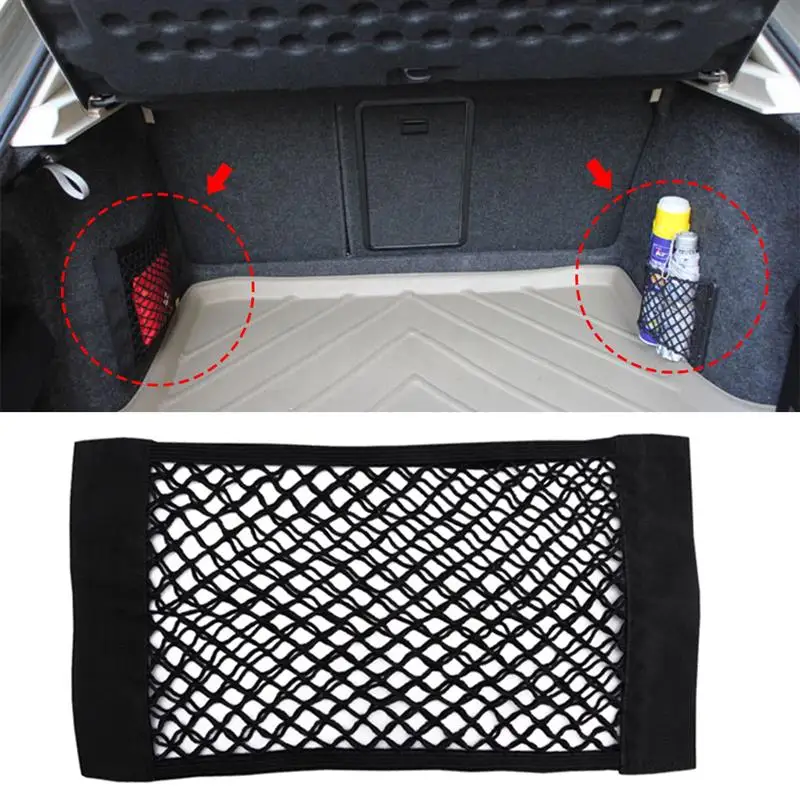 AOZBZ 50x25cm Car Trunk Storage Elastic String Net Mesh Bag With Magic Past Tape Car Pocket Organizer Stowing Tidying
AOZBZ 50x25cm Car Trunk Storage Elastic String Net Mesh Bag With Magic Past Tape Car Pocket Organizer Stowing Tidying