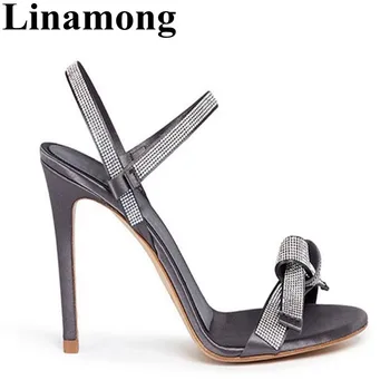 Newest Crystal Butterfly-knot Sexy Thin High Heel And Open Toe Summer Women Sandals
Newest Crystal Butterfly-knot Sexy Thin High Heel And Open Toe Summer Women Sandals