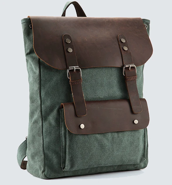 Vintage Leather military Canvas backpack Men's backpack women school backpack school bag 2016 bagpack rucksack mochila
Vintage Leather military Canvas backpack Men's backpack women school backpack school bag 2016 bagpack rucksack mochila