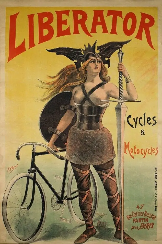 Paris LIBERATOR Cycles & Motorcycles Vintage Silk Poster Art Bedroom Decoration 1553
Paris LIBERATOR Cycles & Motorcycles Vintage Silk Poster Art Bedroom Decoration 1553