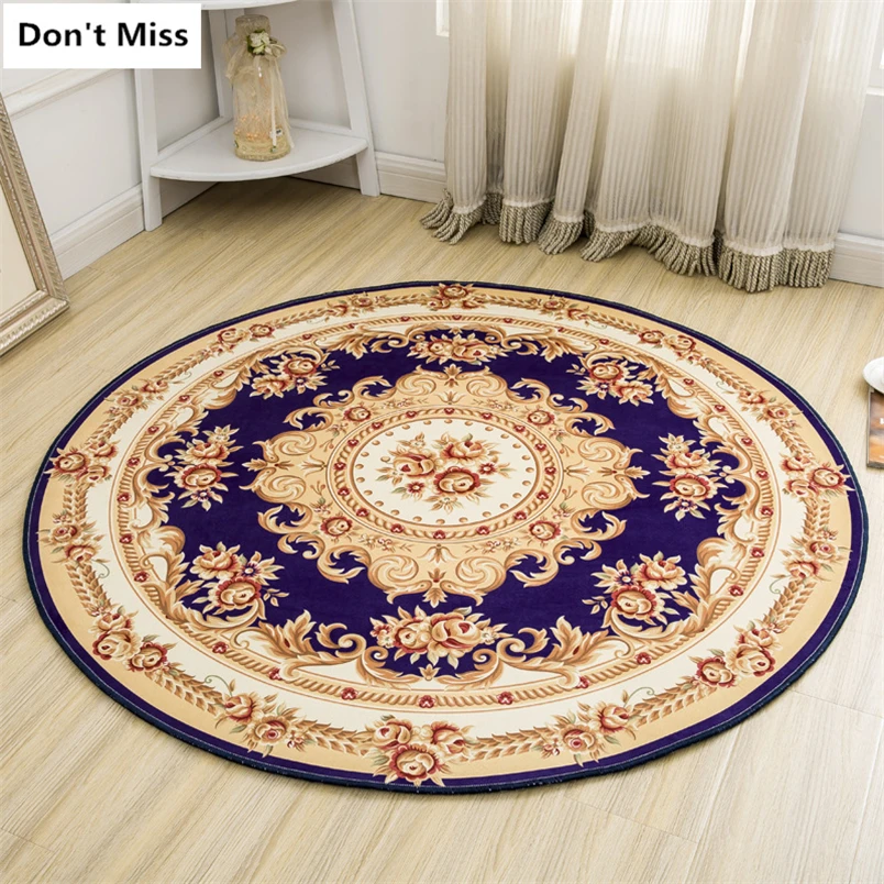 Vintage India Style 3D Kitchen Rug Anti-slip Round Desk/Chair Mat Living Room Bedroom Area Rug Decorative Carpet Fluffy Rug
Vintage India Style 3D Kitchen Rug Anti-slip Round Desk/Chair Mat Living Room Bedroom Area Rug Decorative Carpet Fluffy Rug