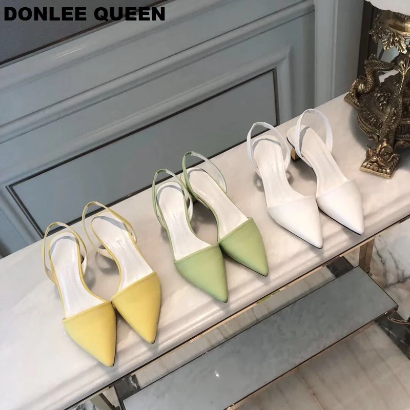 Fashion Brand Metal Heel Sandals Women Pointed Toe Mules Women Dress Slides Female High Sandal Candy Color Elegant Sandals Mules
Fashion Brand Metal Heel Sandals Women Pointed Toe Mules Women Dress Slides Female High Sandal Candy Color Elegant Sandals Mules