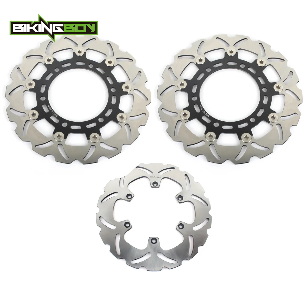 BIKINGBOY Front Rear Brake Discs Disks Rotors For KTM 640 Adventure LC4 2004-2007 950 Adventure LC8 2002-2006 / S 2004-2006
BIKINGBOY Front Rear Brake Discs Disks Rotors For KTM 640 Adventure LC4 2004-2007 950 Adventure LC8 2002-2006 / S 2004-2006