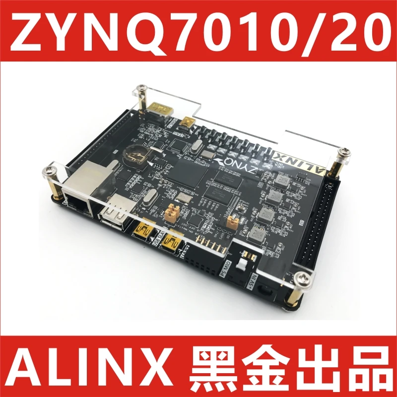 Alinx XILINX FPGA Black Gold Development Board ZYNQ ARM 7010/7020/7000 Zedboard
Alinx XILINX FPGA Black Gold Development Board ZYNQ ARM 7010/7020/7000 Zedboard