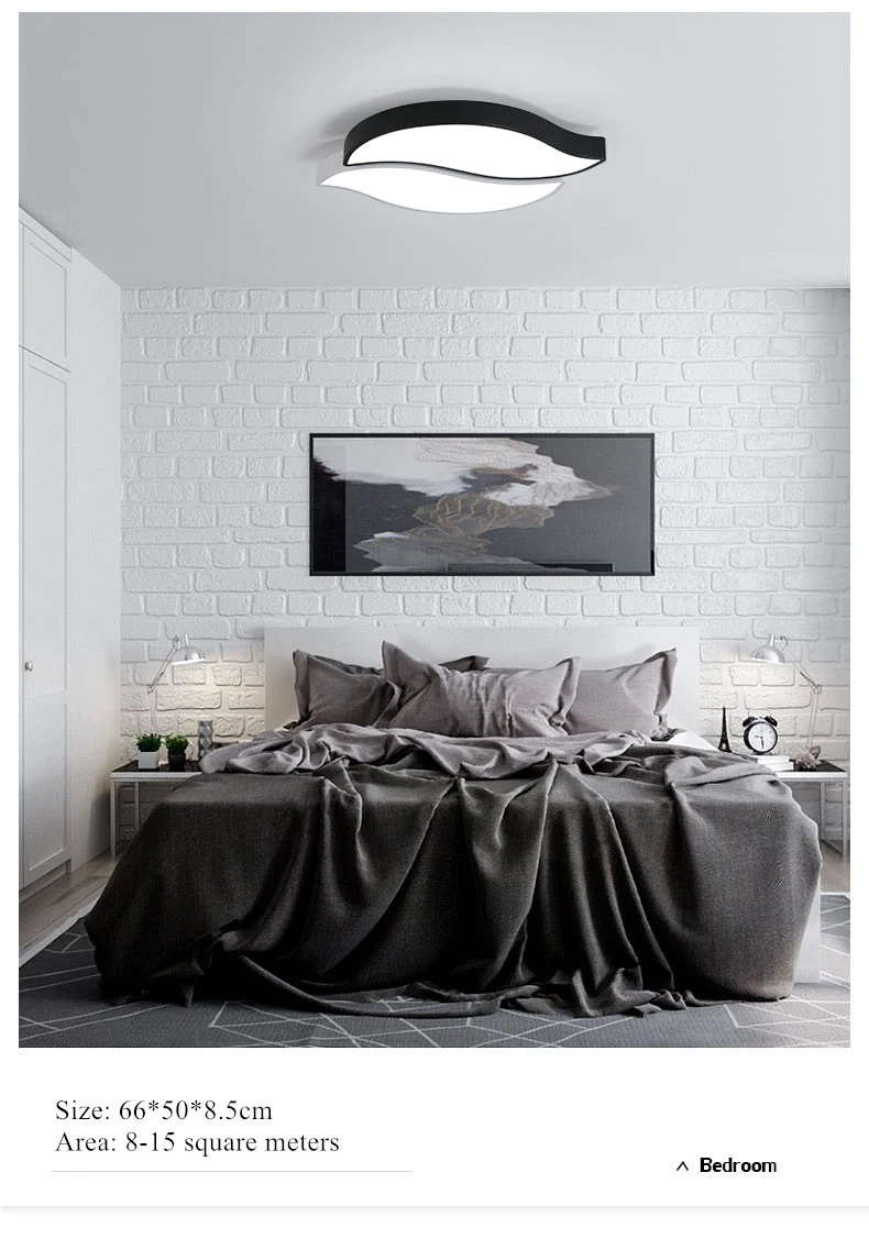 led ceiling light dimmable remote control light fixtures 5