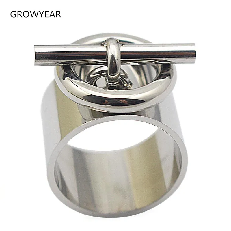 Women Stainless Steel Finger Ring Fashion Jewelry Wide Silver Color O Closure Lock Ring Size 7 11 10 6 9 8
Women Stainless Steel Finger Ring Fashion Jewelry Wide Silver Color O Closure Lock Ring Size 7 11 10 6 9 8