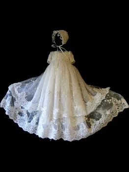 Custom England style crystal Hundred days baby lace long ball gown palace baby dress 0-2 years old
Custom England style crystal Hundred days baby lace long ball gown palace baby dress 0-2 years old