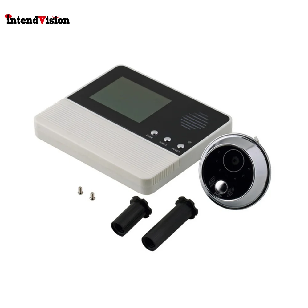 Intendvision 2.8'' Digital Peephole Intercom 90degree Door Viewer for Door Thickness 35mm-75mm Peephole Rang 14mm ID601C
Intendvision 2.8'' Digital Peephole Intercom 90degree Door Viewer for Door Thickness 35mm-75mm Peephole Rang 14mm ID601C