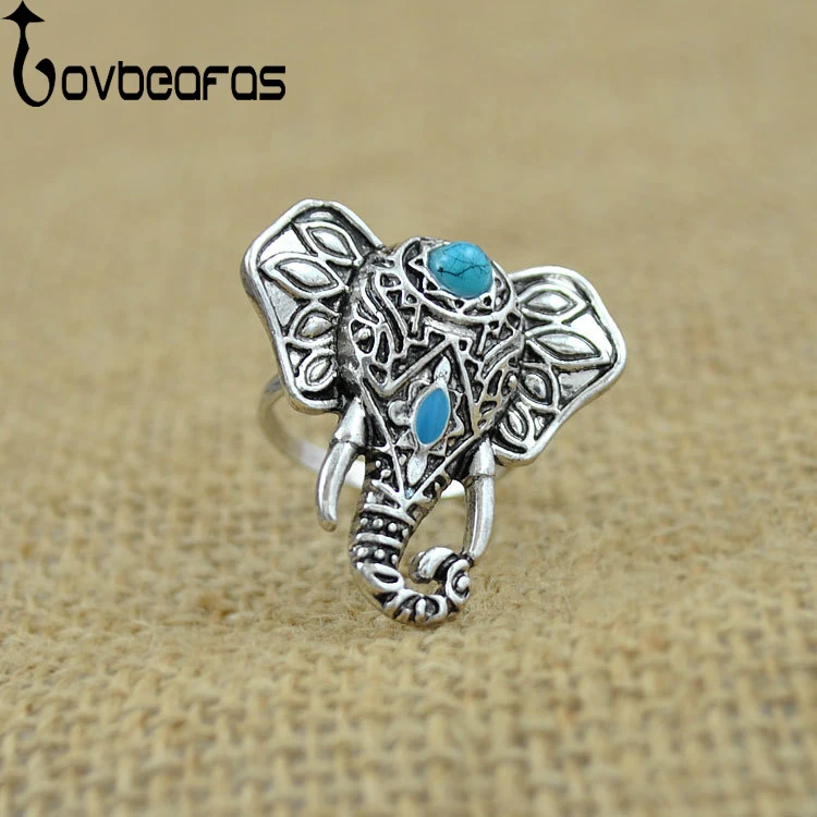 LOVBEAFAS Vintage Tibetan Silver Boho Finger Rings For Women Unique Design Beach Elephant Ring Jewelry Party
LOVBEAFAS Vintage Tibetan Silver Boho Finger Rings For Women Unique Design Beach Elephant Ring Jewelry Party