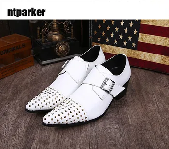 ntparker Handmade Fashion Man Shoes Leather Classic wedding man shoes White Business/Wedding Leather Shoe for Man, EU38-46!
ntparker Handmade Fashion Man Shoes Leather Classic wedding man shoes White Business/Wedding Leather Shoe for Man, EU38-46!