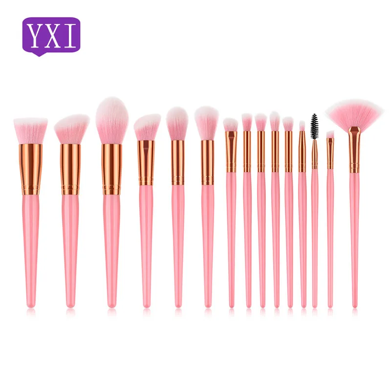 15Pcs Makeup Brush Set Highlighter Powder Contour Eyelash Eyeshadow Blush Fan Brush Synthetic Hair High Quality Makeup Brushes
15Pcs Makeup Brush Set Highlighter Powder Contour Eyelash Eyeshadow Blush Fan Brush Synthetic Hair High Quality Makeup Brushes