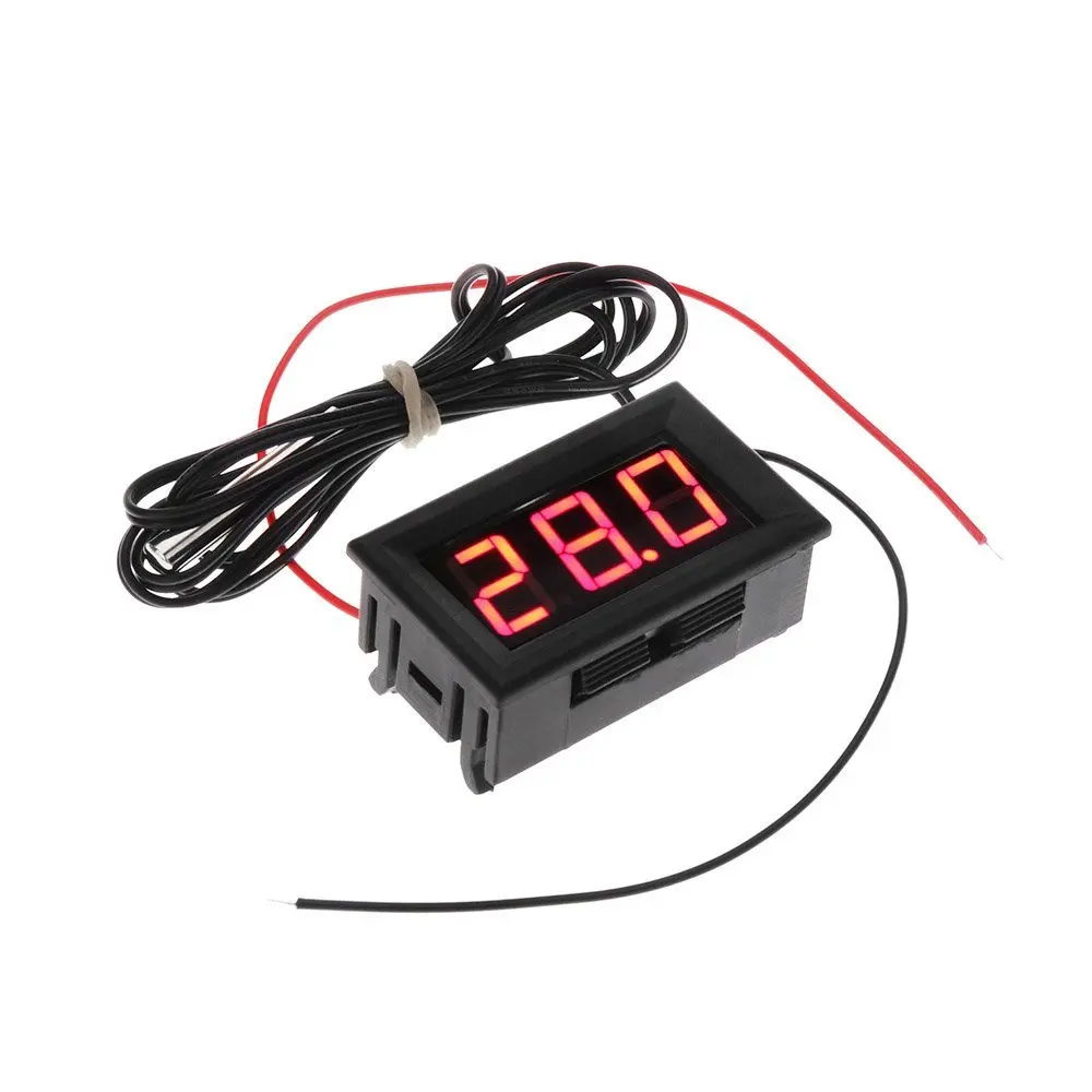 DC 5 - 12 V - 50 - 110 degree C Digital thermometer Thermometer Refrigerator Temperature detector with probes
DC 5 - 12 V - 50 - 110 degree C Digital thermometer Thermometer Refrigerator Temperature detector with probes