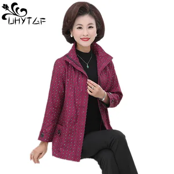 UHYTGF Mother's coat Women Bomber Jacket Long Sleeve Women's Jackets Plus Size Printing Female Coats Zipper Chaqueta Outwear 181
UHYTGF Mother's coat Women Bomber Jacket Long Sleeve Women's Jackets Plus Size Printing Female Coats Zipper Chaqueta Outwear 181