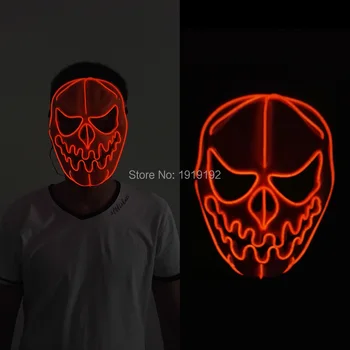 18 Patterns Halloween Anger Warriors Mask EL Wire Sound Activated LED Neon Glowing light For Wedding Masquerade Party Decoration
18 Patterns Halloween Anger Warriors Mask EL Wire Sound Activated LED Neon Glowing light For Wedding Masquerade Party Decoration