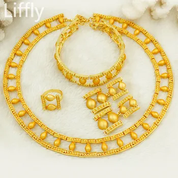 Liffly Gold Jewelry Sets for Women Jewelry Turkey Bridal Wedding Necklace Earings Fashion Jewelry Birthday Gift
Liffly Gold Jewelry Sets for Women Jewelry Turkey Bridal Wedding Necklace Earings Fashion Jewelry Birthday Gift
