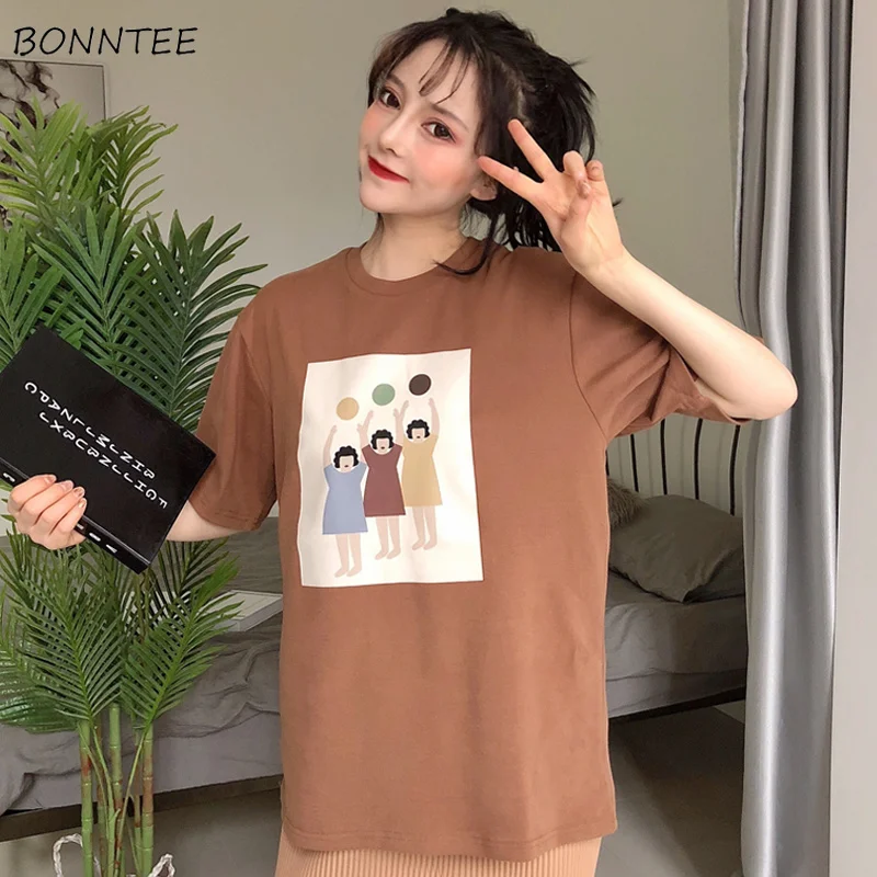 T-shirts Women Summer Loose BF Printed Chic All-match Womens Harajuku Short Sleeve Breathable Leisure Tees Female Elegant Simple
T-shirts Women Summer Loose BF Printed Chic All-match Womens Harajuku Short Sleeve Breathable Leisure Tees Female Elegant Simple
