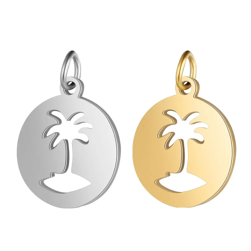 5pcs/lot 100% Stainless Steel Sun Palm Wholesale Coconut Tree DIY Jewelry Making Charm Finding Supplies Summer Holiday Charms
5pcs/lot 100% Stainless Steel Sun Palm Wholesale Coconut Tree DIY Jewelry Making Charm Finding Supplies Summer Holiday Charms