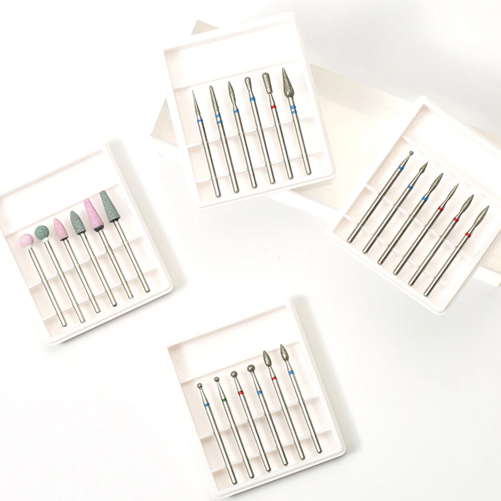 Mill Cutter 6pcs Diamond Nail Drill Bit Set Electric Milling Cutter for Manicure Machine Pedicure Mix Burr Nail Salon Accessory
Mill Cutter 6pcs Diamond Nail Drill Bit Set Electric Milling Cutter for Manicure Machine Pedicure Mix Burr Nail Salon Accessory