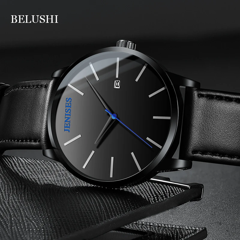 2019 New Men's Watches Ultra Thin Men Quartz Watch Luxury Brand BELUSHI Business Wristwatch For Male Clocks erkek kol saati #a
2019 New Men's Watches Ultra Thin Men Quartz Watch Luxury Brand BELUSHI Business Wristwatch For Male Clocks erkek kol saati #a