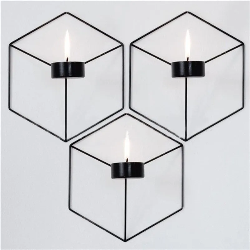 Nordic Style 3D Geometric Candlestick Metal Wall Candle Holder Sconce Matching Small Tealight Home Ornaments Home Decor 3N27
Nordic Style 3D Geometric Candlestick Metal Wall Candle Holder Sconce Matching Small Tealight Home Ornaments Home Decor 3N27