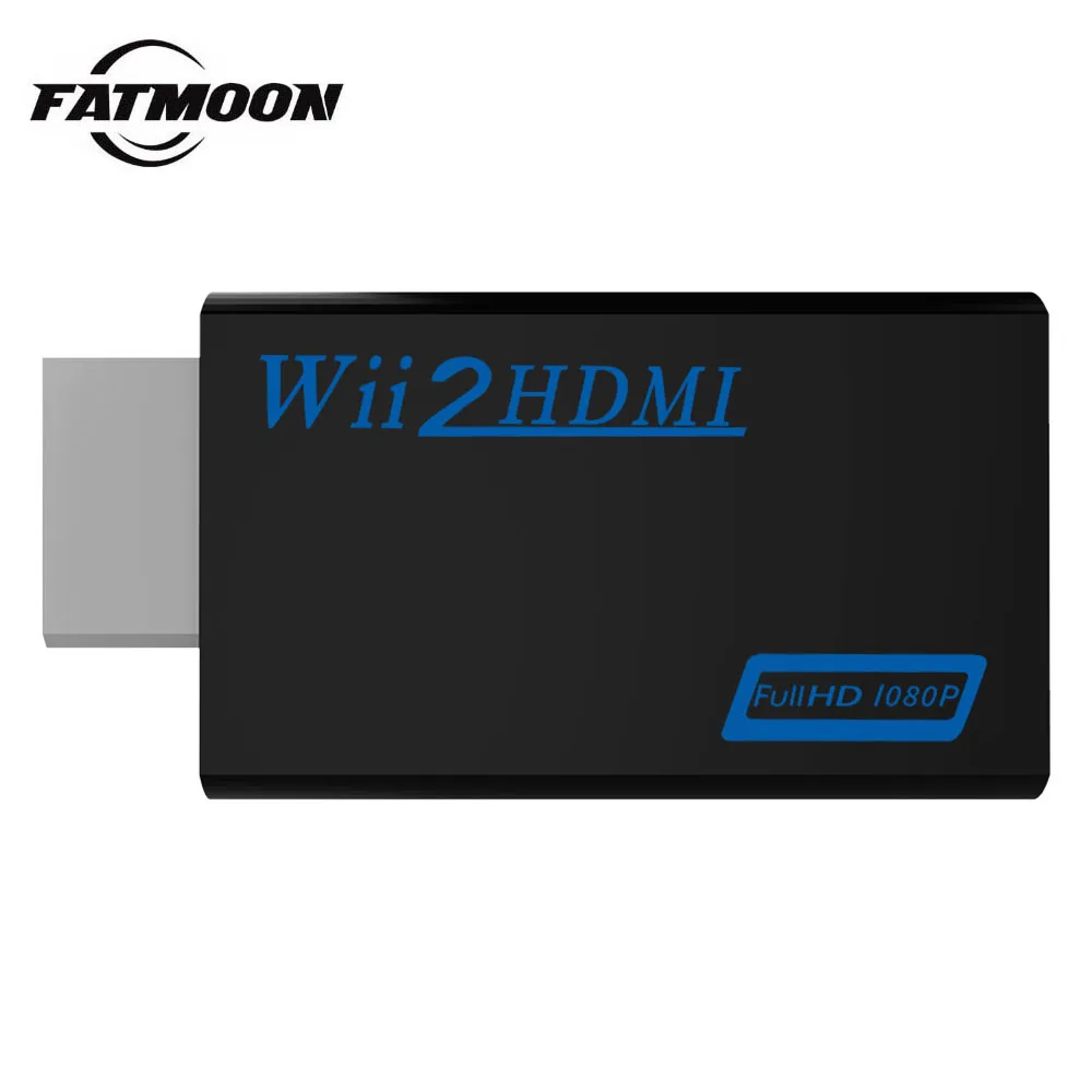 FATMOON Wii to HDMI Adapter Converter Support FullHD 720P 1080P 3.5mm Audio Wii2HDMI Adapter for HDTV Monitor Projector
FATMOON Wii to HDMI Adapter Converter Support FullHD 720P 1080P 3.5mm Audio Wii2HDMI Adapter for HDTV Monitor Projector