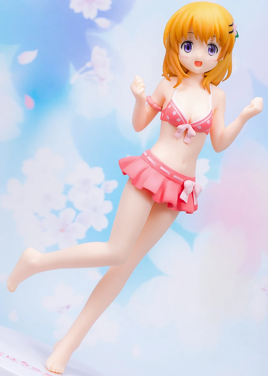 180mm Japanese original anime figure Gochuumon wa Usagi Desu ka Hoto Kokoa swimsuit ver figure collectible model toys for boys
180mm Japanese original anime figure Gochuumon wa Usagi Desu ka Hoto Kokoa swimsuit ver figure collectible model toys for boys