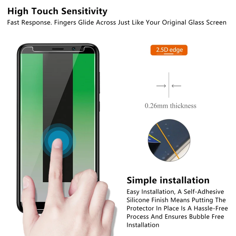 9H Tempered Glass For Huawei Mate 20 Lite Screen Protector For Huawei Mate 20 10 Lite 20 Pro Y5 Prime 2018 2.5D Protective Film (3)