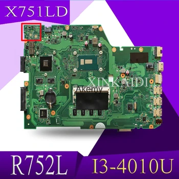 XinKaidi X751LD laptop motherboard For ASUS R752L X751L X751LN test original mainboard I3-4010U GT820M
XinKaidi X751LD laptop motherboard For ASUS R752L X751L X751LN test original mainboard I3-4010U GT820M