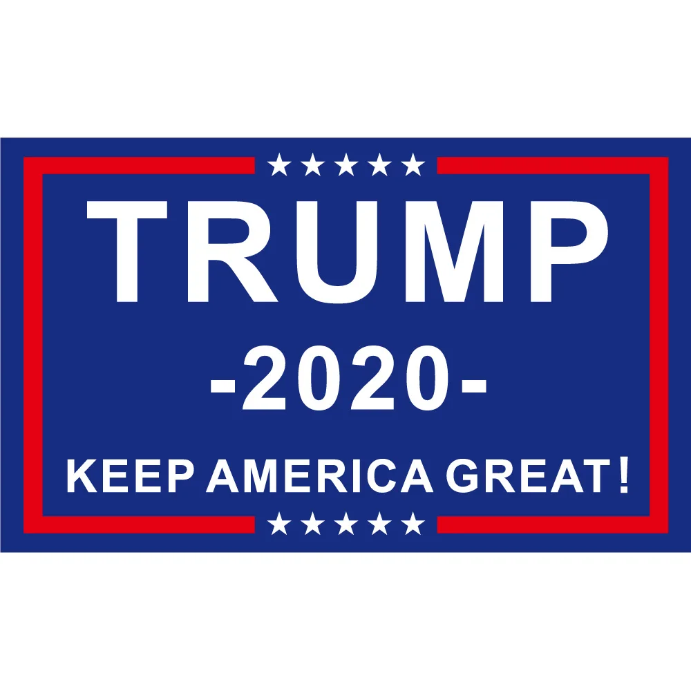 90*150cm 60*90cm 40*60cm 15*21cm Polyester Donald Trump Presidential Campaign 2020 Flag 3X5FT For Home Office Party Bar Banner
90*150cm 60*90cm 40*60cm 15*21cm Polyester Donald Trump Presidential Campaign 2020 Flag 3X5FT For Home Office Party Bar Banner