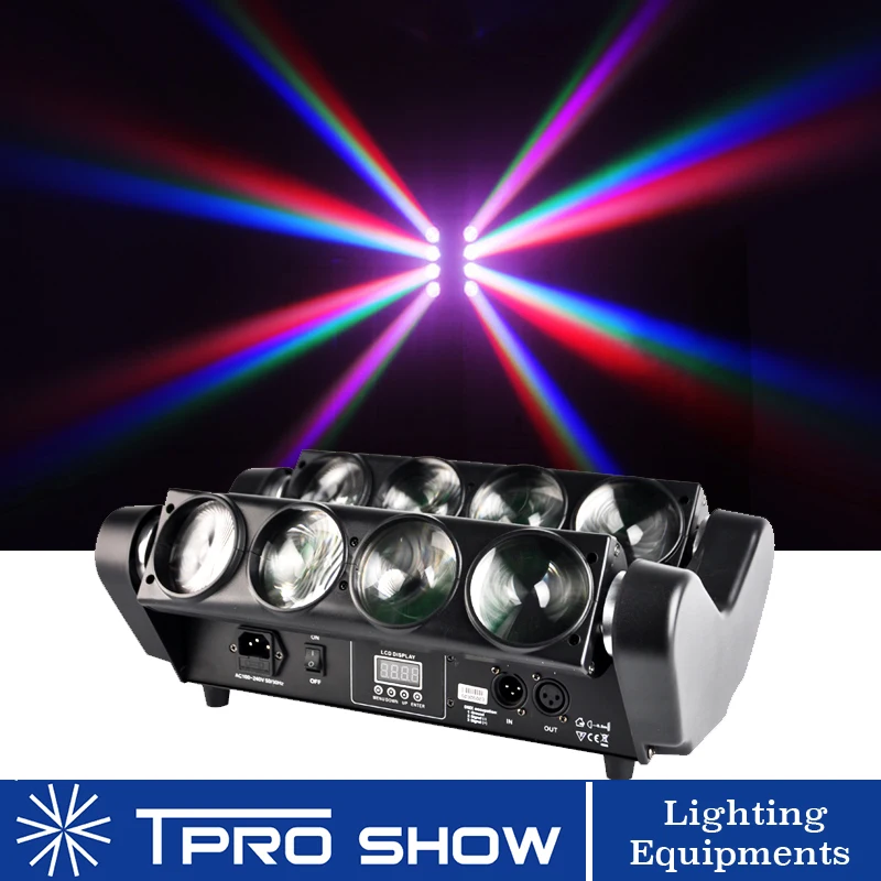 Spider LED Beam Moving Head Lighting 8x10W RGBW CREE LED Stage Lighting Effect For Disco DJ Wedding White LED Mini Head Optional
Spider LED Beam Moving Head Lighting 8x10W RGBW CREE LED Stage Lighting Effect For Disco DJ Wedding White LED Mini Head Optional