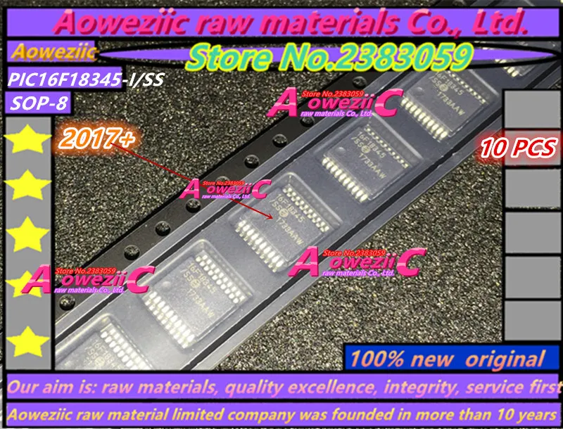 Aoweziic 2017+ 100% new original PIC16F18345-I/SS PIC16F18345 SSOP-20 8 bit microcontroller MCU 14KB
Aoweziic 2017+ 100% new original PIC16F18345-I/SS PIC16F18345 SSOP-20 8 bit microcontroller MCU 14KB