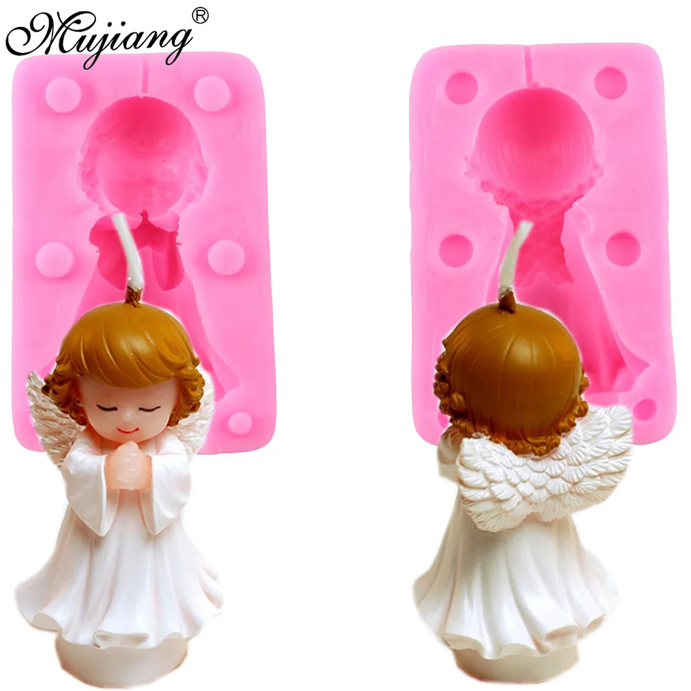 3D Angel Girl Baby Birthday Cake Candle Mold Soap Silicone Molds Fondant Cake Decorating Chocolate Candy Polymer Clay Moulds
3D Angel Girl Baby Birthday Cake Candle Mold Soap Silicone Molds Fondant Cake Decorating Chocolate Candy Polymer Clay Moulds