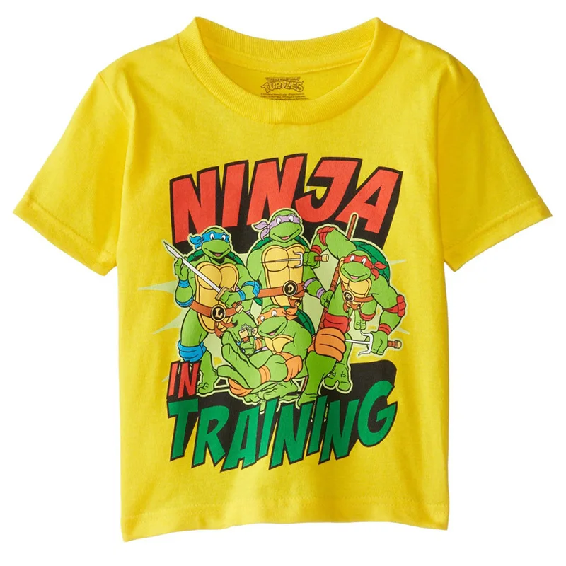 Summer Boys Tops Girls Clothes Kids Tee Shirt Fille Cotton Ninja Turtles Print Children Short Sleeve T Shirt Baby Boys Clothing
Summer Boys Tops Girls Clothes Kids Tee Shirt Fille Cotton Ninja Turtles Print Children Short Sleeve T Shirt Baby Boys Clothing