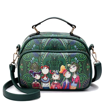 Nice Designer Luxury Brand High Quality PU Leather Ladies Green Cartoon Handbag Shoulder Bag Female Handbags Forest Series Bag
Nice Designer Luxury Brand High Quality PU Leather Ladies Green Cartoon Handbag Shoulder Bag Female Handbags Forest Series Bag