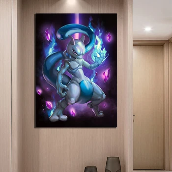 Wall Art Pictures Canvas Posters Home Decor 1 Panel Mewtwo Pocket Monster Pokemon Anime Abstract Painting HD Printed Photo Frame
Wall Art Pictures Canvas Posters Home Decor 1 Panel Mewtwo Pocket Monster Pokemon Anime Abstract Painting HD Printed Photo Frame