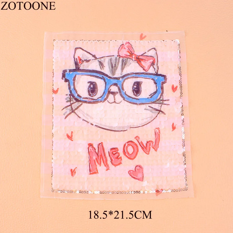 ZOTOONE Sew On Lovely Cat Patches Sequin Applications For Clothes Applique Embroidery Patches Fabric Stickers DIY Accessories
ZOTOONE Sew On Lovely Cat Patches Sequin Applications For Clothes Applique Embroidery Patches Fabric Stickers DIY Accessories